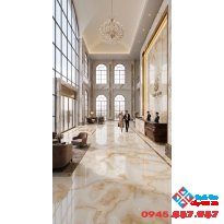 Gạch trung quốc 60x120 khắc kim tông màu kem 