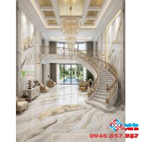 Gạch trung quốc 80x80 lát nền giả đá Onyx marble nhũ vàng
