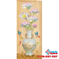 Gạch tranh bình bông 3D cao cấp tại hcm