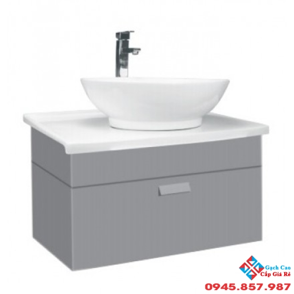 Chậu Rửa Mặt Lavabo Viglacera BS415 Đặt Bàn Đá Oval