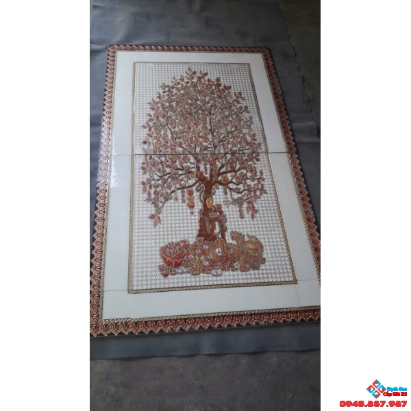 Gạch tranh cây tài lộc giá rẻ