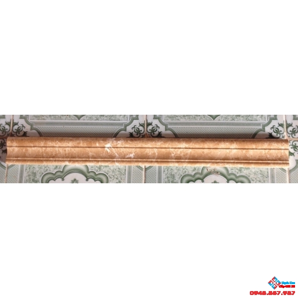 Len điểm ốp tường 8x80 vân vàng nhẹ giá rẻ