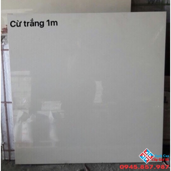 GẠCH BÓNG KIẾNG 1MX1M ĐÁ XÀ CỪ TRẮNG
