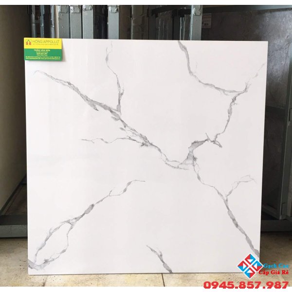 Đá Bóng Kiếng 60x60 Trắng Mây Á Mỹ  683