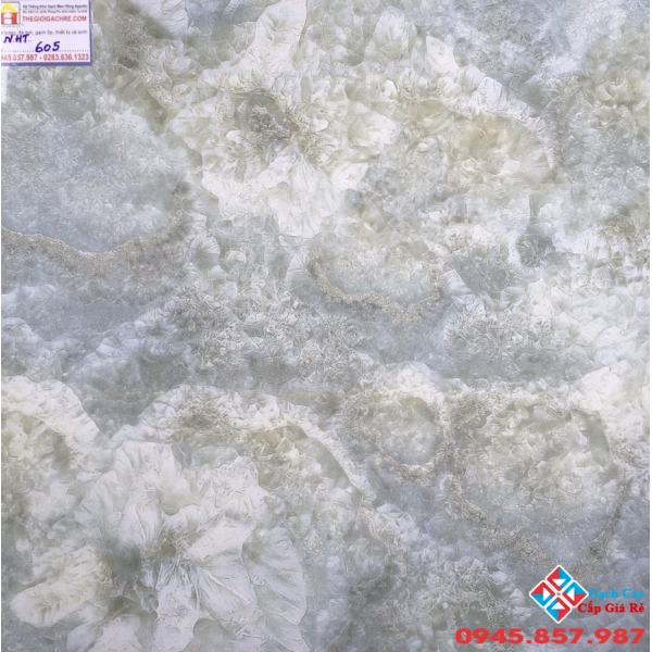 ĐÁ BÓNG KIẾNG 60X60 VÂN XANH NGỌC 605