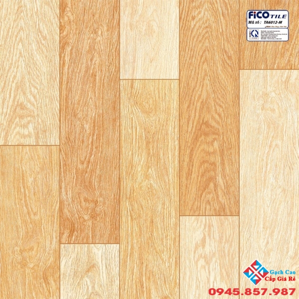 GẠCH VÂN GỖ 60X60 MỜ FICO TA6012