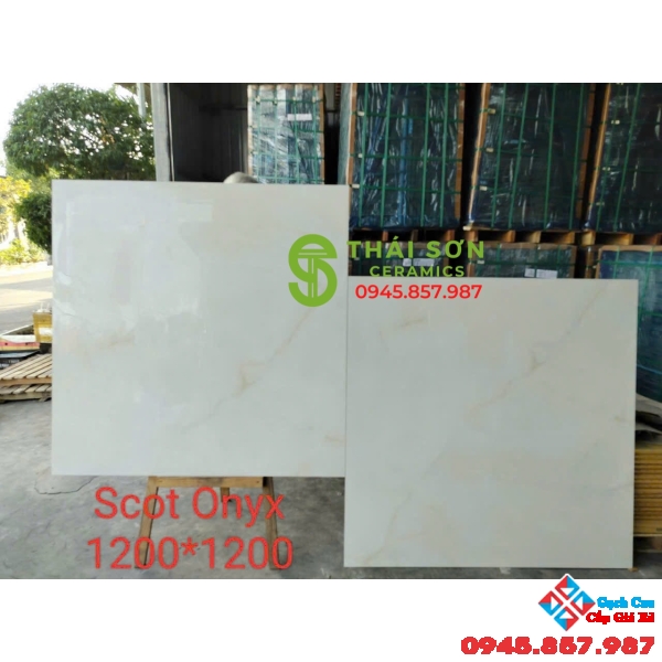 Gạch khổ lớn 120x120 vân đá bóng kiếng nhập khẩu