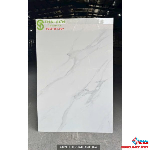 Gạch lát nền ấn độ 120x180 khổ lớn Statuario siêu bóng