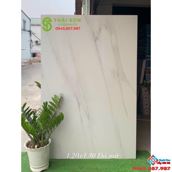 Gạch lát nền ấn độ trắng mờ 120x180 cao cấp tại Phú Quốc