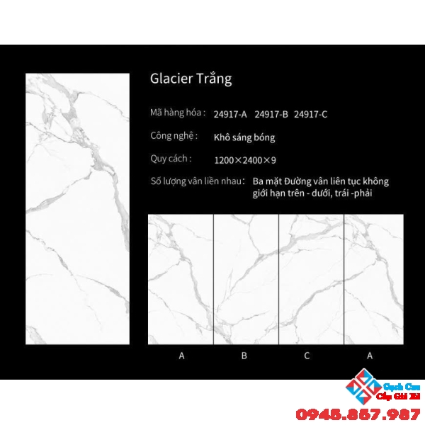 Gạch trung quốc 120x240 matt mờ trắng vân