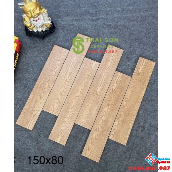 Gạch gỗ trung quốc 15x80 lát nền nhà đẹp