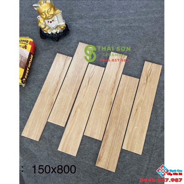 Gạch trung quốc 15x80 ốp lát vân gỗ cao cấp