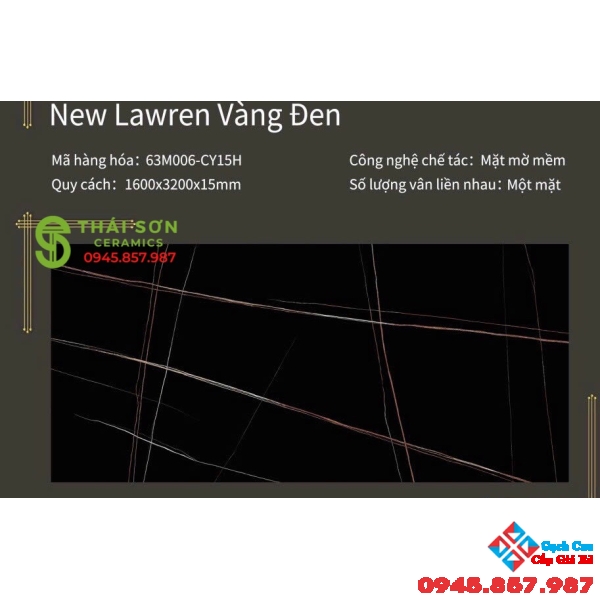 Gạch 160x320 matt mờ vàng đen trung quốc