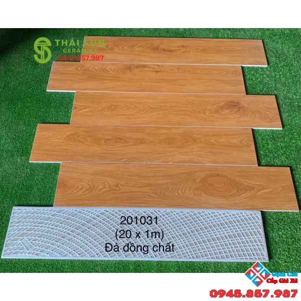 Gạch lát nền giả gỗ 20x100 matt mờ trung quốc