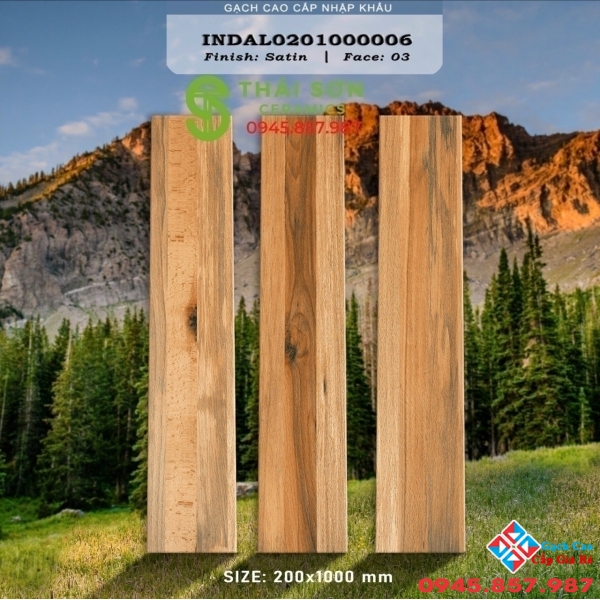 Gạch giả gỗ 20x100 ấn độ giá rẻ đa dạng mẫu mã