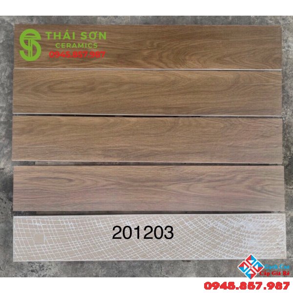 Gạch giả gỗ 20x120 trung quốc xương đá vân gỗ mờ