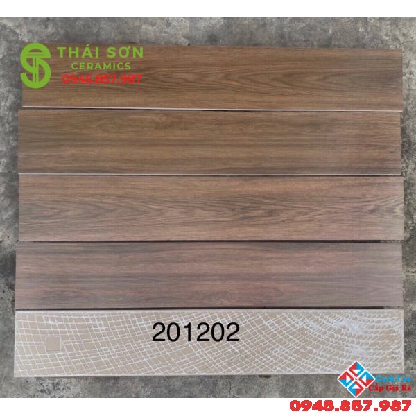 Gạch vân gỗ 20x120 lát nền đá đồng chất cao cấp