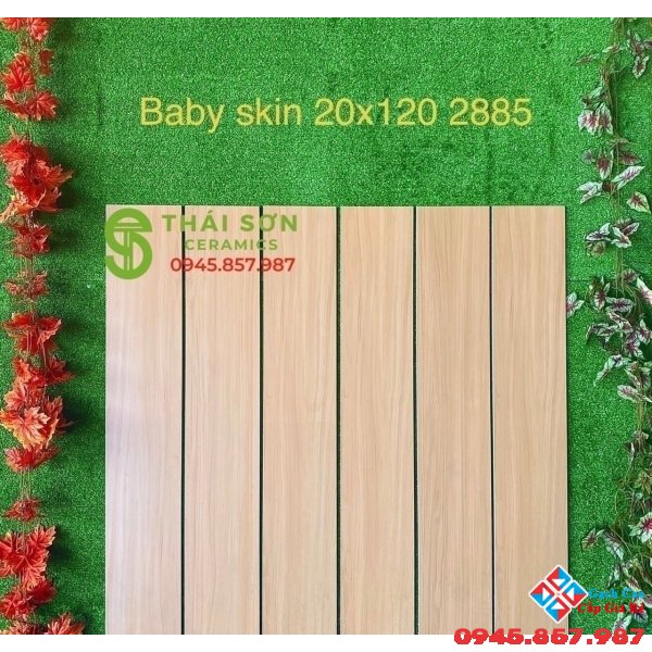 Gạch vân gỗ trung quốc 20x120 chính hãng giá tốt