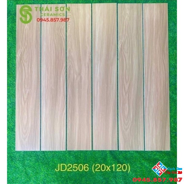 Gạch giả gỗ 20x120 trung quốc JD2506