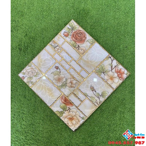 Gạch nhũ vàng 30x30 cao cấp Q12