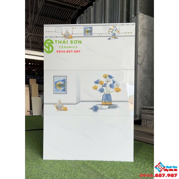Gạch bóng kiếng 30x60 takao trắng vân mây
