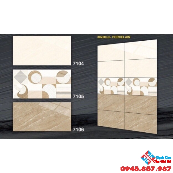 Gạch bóng kiếng giá rẻ tây ninh 30x60 ốp tường