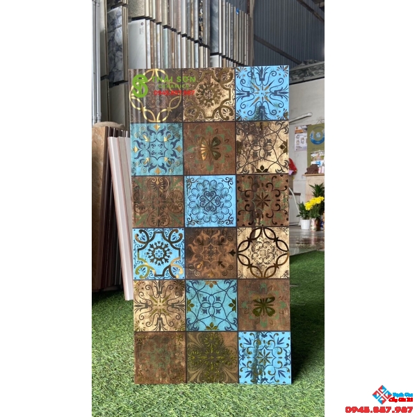 Mẫu gạch nhũ vàng trung quốc 30x60 bóng kính