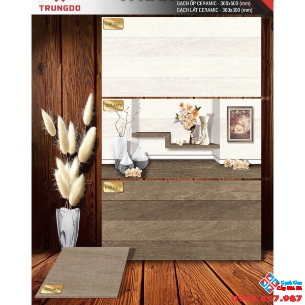 Gạch ốp tường phòng khách 30x60 giá rẻ