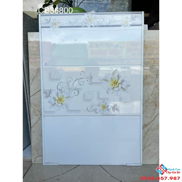 Gạch ốp tường 30x60 trắng trơn bóng giá rẻ