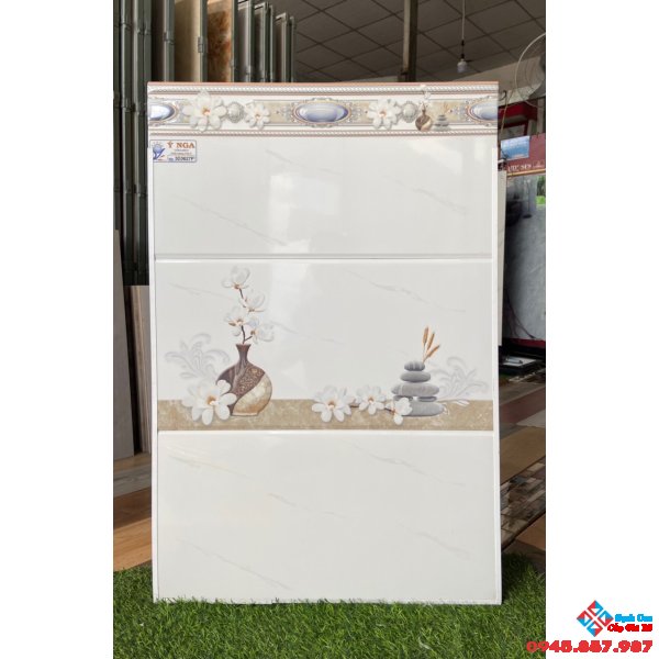 Gạch ốp tường viền nổi 30x60 hoàng gia