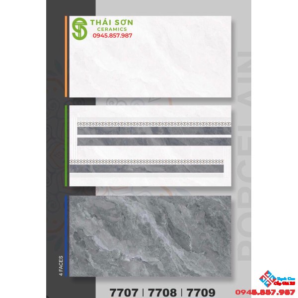 Gạch tasa 40x80 bóng kiếng ốp tường nhà đẹp