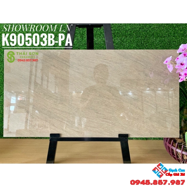 Gạch bóng kiếng 45x90 lót sàn cao cấp