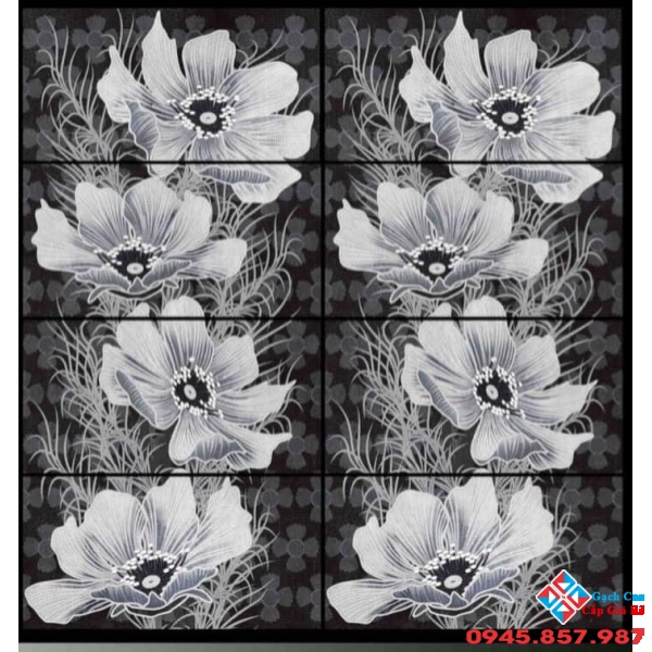 Gạch ốp lát ấn độ 600x1200 bông hoa văn trang trí đẹp