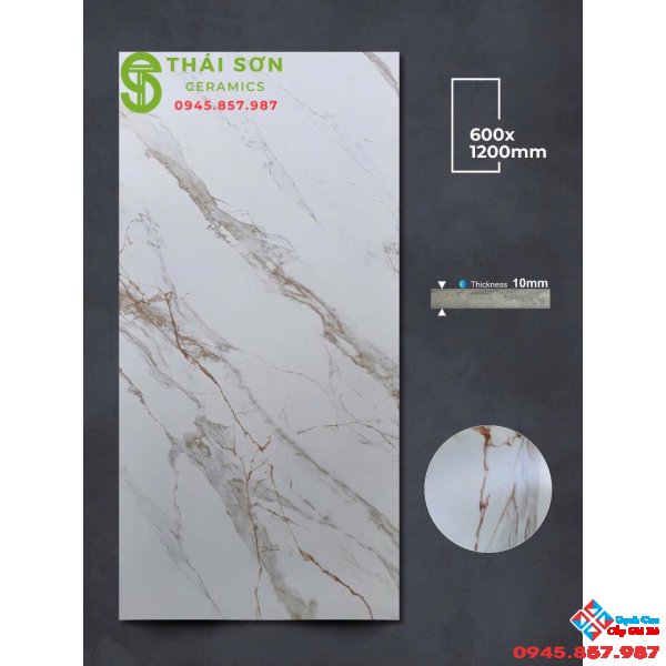 Gạch lát nền 60x120 apodio matt mịn trắng vân cam 