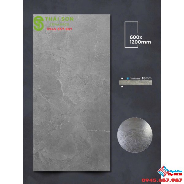 Gạch lát nền 60x120 apodio mờ tinh thể xám đá vân tự nhiên