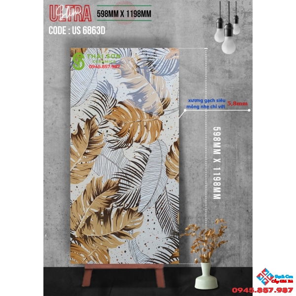 Gạch trang trí cao cấp 60x120 apodio