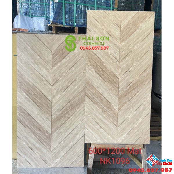 Gạch ấn độ ốp lát giả gỗ 60x120 ghép xương cá 