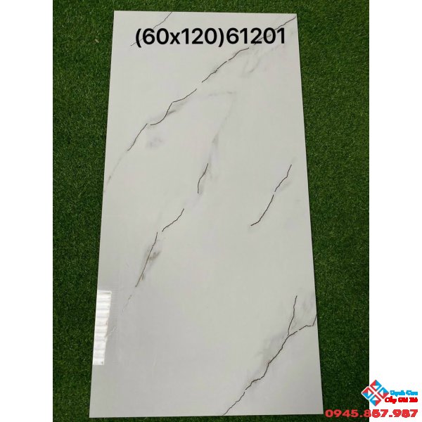 Gạch cao cấp 60x120 trung quốc trắng khắc nhũ kim