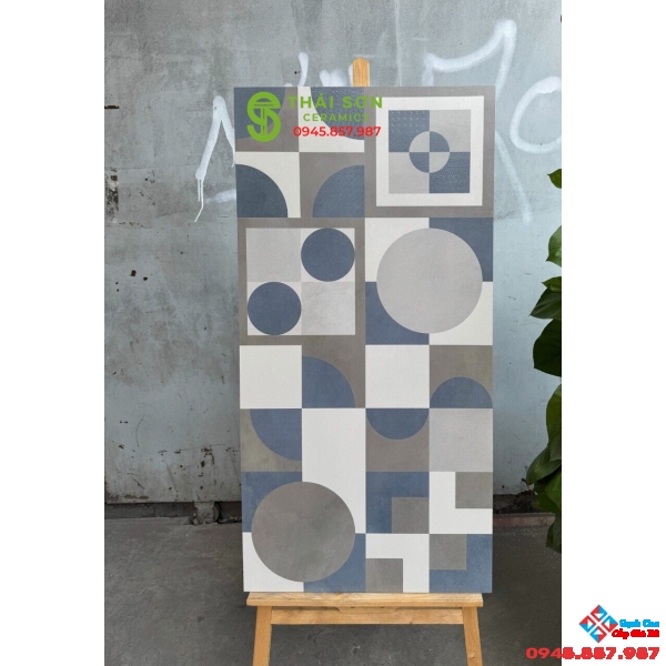 Gạch bông 60x120 matt mờ hiệu ứng ốp lát ấn độ