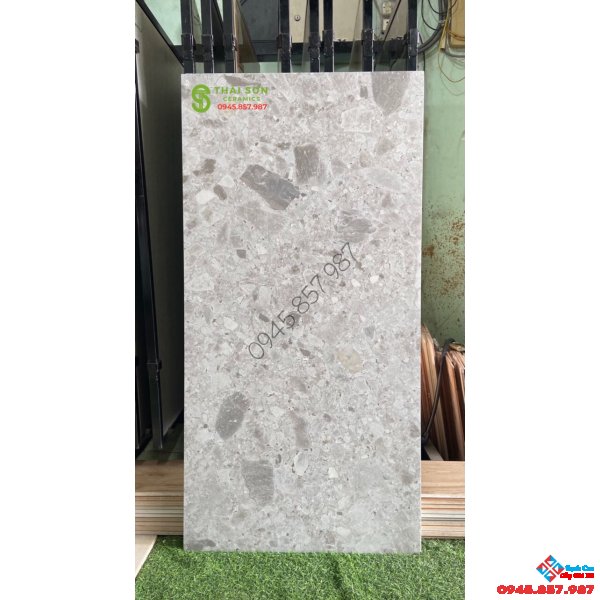 Gạch lót sàn nhập khẩu 60x120 terrazzo cao cấp