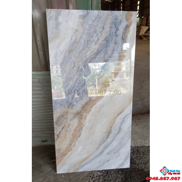 Gạch trung quốc 60x120 ánh kim nhũ vàng ốp lát nhà đẹp