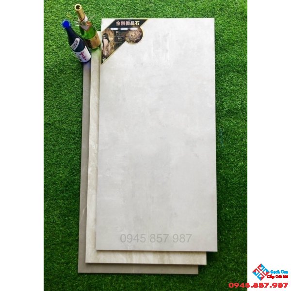 Gạch lát nền trung quốc giá rẻ 60x120 xám mờ