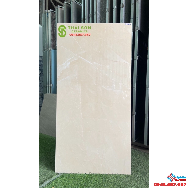 Gạch viglacera 60x120 ốp lát vân đá kem vàng