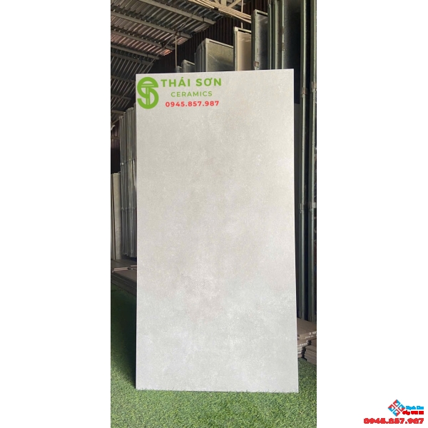 Gạch vito lát nền 60x120 matt mờ màu xám xi măng