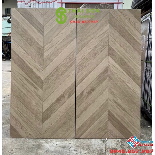 Gạch 60x120 giả gỗ xương cá trung quốc