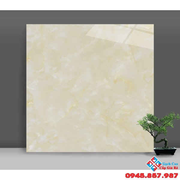 Gạch bóng kiếng 60x60 vân vàng đá
