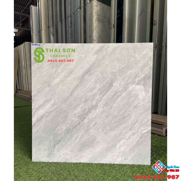 Gạch bóng kiếng 60x60 vitto hoàn mỹ vân đá xám xanh