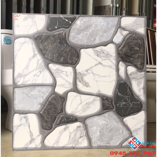 Gạch lát sân mới nhất 60x60 sỏi nhám