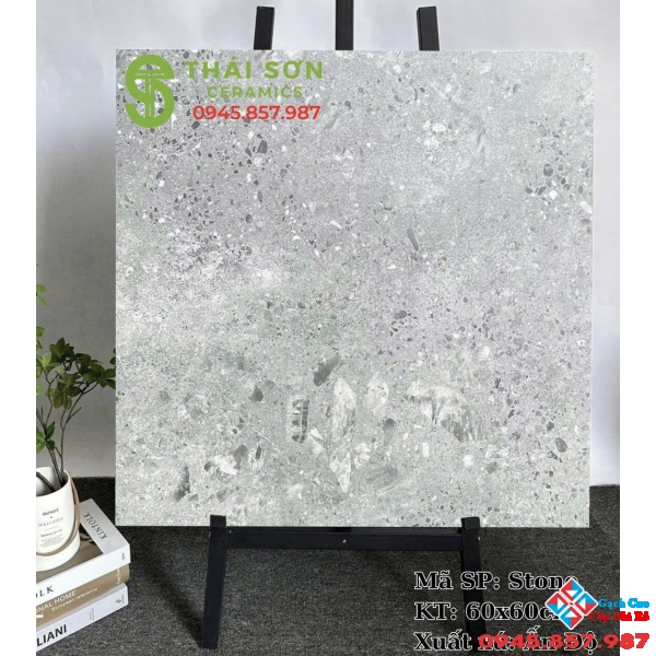 Gạch terrazzo lát nền ấn độ 60x60 đá mờ cao cấp