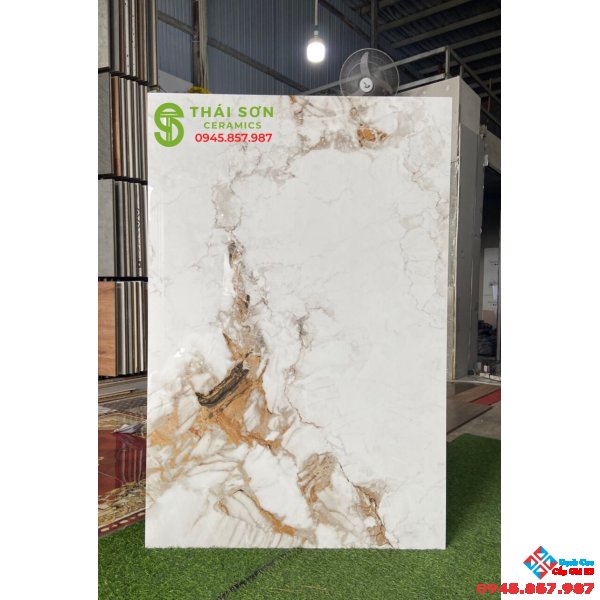 Gạch 80x120 lót sàn phòng khách bóng kiếng cao cấp